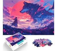 Puzzle de 1000 pièces pour Adultes Esprit du Grand Loup Jouet éducatif intellectuel décompressant Super Cadeau 38x26cm