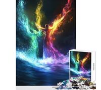 Puzzle de 1000 pièces pour Adultes Esprits élémentaires Dansant sur Les Vagues Décoration intérieure Jouet idée Cadeau Jeu Familial Pièces de Formes aléatoires Parfaitement emboîtables 50x75cm