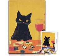 Puzzle de 1000 pièces pour Adultes et Adolescents : Chat en colère à Une Table de Poker, Jeu éducatif, Analyse et logique, œuvre d'art, Cadeau Dimensions : 38x26 cm