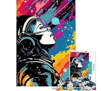 Puzzle de 1000 pièces pour Adultes et Adolescents Collage Spatial Pop Art Aide à stimuler Le Cerveau Cadeau pour Femmes Jeu de réflexion à partir de 14 Ans (38x52cm)