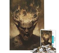 Puzzle de 1000 pièces pour Adultes et Adolescents Infernal Rage Incarnate Jeu éducatif et interactif pour Toute la Famille Idée Cadeau pour Un Père Noël Secret (50x75cm)