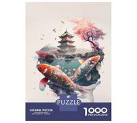 Puzzle De 1000 Pièces pour Adultes Et Adolescents Japanese Iconic 2 Puzzles Jeux Relaxants Améliore La Mémoire Cadeaux Uniques pour Anniversaire Et Noël 52x38cm/1000pcs