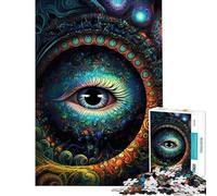 Puzzle de 1000 pièces pour Adultes et Adolescents Jeu de Puzzle Troisième œil pour Adolescents Décoration Murale Améliore la mémoire Difficile et Stimulant (Dimensions 38x26cm)