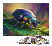 Puzzle de 1000 pièces pour Adultes et Adolescents, Motif coléoptères et Insectes, Puzzle carré en Papier, décoration Murale, 38 x 26 cm.