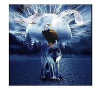 Puzzle de 1000 pièces pour Adultes et Adolescents - Puzzle Lune et Lapin avec Poster Grand Format - Amusant et Stimulant - en Carton 50x70cm