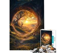 Puzzle de 1000 pièces pour Adultes et Adolescents Puzzle Secret à Passage Secret Jeu Familial Difficile idéal comme Cadeau (Taille 50x75cm)
