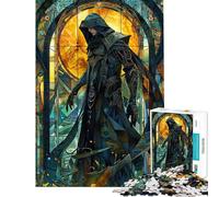 Puzzle de 1000 pièces pour Adultes et Adolescents Thème Conte du Magicien Tacheté Décoration Murale pour Adolescents Améliore la mémoire Difficile et Stimulant (Dimensions 50x75cm)