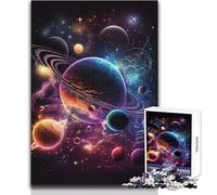 Puzzle de 1000 pièces pour Adultes et Adolescents : Une Aventure intergalactique, Un Jeu éducatif d'analyse et de logique, Une œuvre d'art à Offrir Dimensions : 38x52 cm