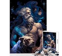 Puzzle de 1000 pièces pour Adultes et Adolescents Zeus et Son Compagnon Jeu à Monter soi-même Cadeau d'anniversaire Jeu éducatif et Relaxant Dimensions 50x75cm