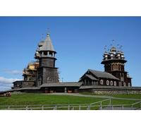 Puzzle de 1000 pièces pour Adultes et Enfants à partir de 10 Ans - Église, Russie, Musée de Carélie - 70 x 50 cm