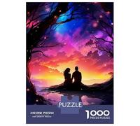 Puzzle De 1000 Pièces pour Adultes Eternal Sunset Cosmos Puzzles pour Adolescents Jeux Relaxants Améliorent La Mémoire Cadeaux Uniques pour Anniversaire Et Noël 70x50cm/1000pcs