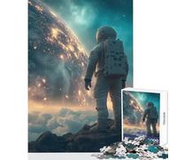 Puzzle de 1000 pièces pour Adultes Exploration de la planète Jeu éducatif Cadeau de Père Noël Secret Idéal pour Passer Le Temps à la Maison (38x26cm)