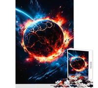 Puzzle de 1000 pièces pour Adultes Explosion d'une planète dans l'espace Jeu à Monter soi-même Idée Cadeau pour se détendre et s'amuser À Ajouter à Votre liste de souhaits avec Le Père Noël 38x26 cm