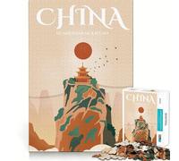 Puzzle de 1000 pièces pour Adultes,fabriqué en Chine,Assemblage Fin,Amusant et Stimulant,Jeu Calme et divertissant,Cadeau d'anniversaire ou de Loisir (38x26cm)