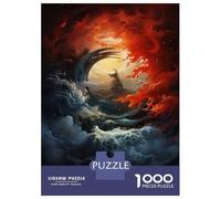 Puzzle De 1000 Pièces pour Adultes Fantasy Art Print Puzzle Casse-tête Jeu De Rapidité des Mains pour Les Joueurs 52x38cm/1000pcs