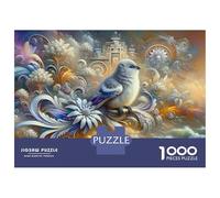 Puzzle De 1000 Pièces pour Adultes Fantasy Bird Artwork Puzzle, Jouet, Décoration Murale, Difficile Et Stimulant 52x38cm/1000pcs