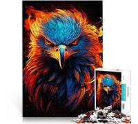 Puzzle de 1000 pièces pour Adultes Feu de fierté de l'aigle américain Fabriqué en Carton pour Les 14 Ans et Plus Jouet éducatif de décompression intellectuelle Cadeaux d'anniversaire。Taille:26x38cm