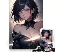 Puzzle de 1000 pièces pour Adultes, Fille Anime Sakura, idéal pour stimuler la mémoire et Passer Un agréable Moment Cadeau de Noël de qualité (38x26cm)