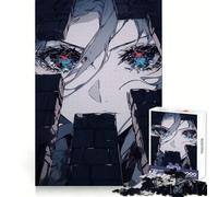 Puzzle de 1000 pièces pour Adultes Fille d'anime piégée, Exercice Mental, Loisir agréable, découpe précise, Cadeau d'anniversaire (38x26cm)