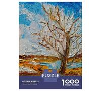 Puzzle De 1000 Pièces pour Adultes First Winter Day Puzzle pour Adultes Jeux Relaxants Améliorent La Mémoire Jeu Stimulant Cadeaux 70x50cm/1000pcs