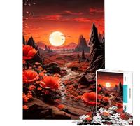 Puzzle de 1000 pièces pour Adultes Fleurs du désert Un défi à relever Idéal pour se détendre Pendant Les Vacances Jouet Anti-Stress Convient aux Personnes de 14 Ans et Plus (38x26cm)