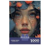 Puzzle De 1000 Pièces pour Adultes Floral Beauty Puzzle Adulte, Jeu De Réflexion, Cadeau d'anniversaire, Difficile À Compléter 70x50cm/1000pcs