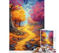 Puzzle de 1000 pièces pour Adultes Forêt enchantée Mystique Jeu de réflexion Stimulant et Difficile Décoration Murale Renforce l'amour Entre Les Couples (50x75cm)
