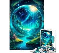 Puzzle de 1000 pièces pour Adultes Forêt Magique Jeu Anti-Stress 1000 pièces Décoration intérieure Jeu éducatif Familial (38x26cm)