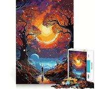 Puzzle de 1000 pièces pour Adultes Forêt Sauvage,Jeu de Concentration mentale,activité de découpage de Haute précision,activité de Partage et de complicité avec Les Proches (38x26cm)