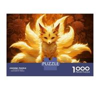 Puzzle De 1000 Pièces pour Adultes Fox Tails China Legend Zen Puzzle Adulte Jeux Relaxants Course De Vitesse Manuelle Cadeau d'anniversaire, Cadeaux, 70x50cm/1000pcs