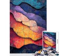 Puzzle de 1000 pièces pour Adultes Fragments de Coucher de Soleil Jeu de réflexion Cadeau pour Femmes décoration Murale Cadeau d'anniversaire (38x52cm)