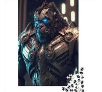 Puzzle de 1000 pièces pour Adultes Future Gorilla2, Puzzle en Bois, pour Les Amis et la Famille, 1000 pièces (75 x 50 cm)