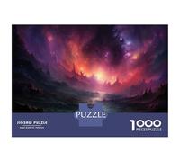 Puzzle De 1000 Pièces pour Adultes Galactic Exploration Cosmic Adventure Puzzle Anti-Stress, Difficile, Cadeau Unique pour Un Anniversaire Ou Noël 38x26cm/1000pcs