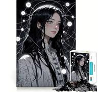 Puzzle de 1000 pièces pour Adultes Gardien céleste » Tisseur de Constellations,découpe précise,Jeu créatif et Relaxant,Cadeau apaisant pour Noël (50x75cm)