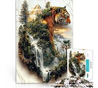 Puzzle de 1000 pièces pour Adultes Gardien de la Puissance de la Jungle Jeux Amusants Car C'est Un pour Toute la Famille 52x38cm