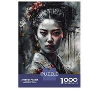 Puzzle De 1000 Pièces pour Adultes Geisha 1 of 4 Puzzles pour Adolescents Jeu Manuel Défi Difficile Cadeau d'anniversaire, Cadeaux, 52x38cm/1000pcs