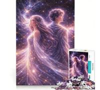 Puzzle de 1000 pièces pour Adultes, Gémeaux, Horoscope, Figures étoilées, Jeu éducatif, Défi à compléter, pour Un Anniversaire, Noël 50x75cm