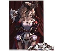 Puzzle de 1000 pièces pour Adultes Genshin Impact La Signora Carton de qualité supérieure Décoration familiale à emboîtement précis 26 x 38 cm