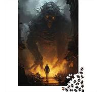 Puzzle De 1000 Pièces pour Adultes Giant Monster Vs. Tiny Man Puzzle pour Adultes, Jouet, Décoration Murale, Décoration Parfaite, Cadeaux Uniques pour Anniversaire Et Noël 70x50cm/1000pcs