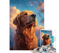 Puzzle de 1000 pièces pour Adultes Golden Gaze Skybound Spirit Jeu de réflexion et d'assemblage pour Les Amis et la Famille (38x26cm)