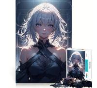 Puzzle de 1000 pièces pour Adultes Guerre aux Cheveux Blancs Jeu de réflexion Amusant avec Technologie de découpe Laser avancée,défi Stimulant pour Passer Le Temps (38x52cm)