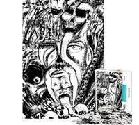 Puzzle de 1000 pièces pour Adultes Guerres obscures et Enfer Jeu éducatif Familial Difficile et Stimulant axé sur l'analyse et la logique (38x52cm)