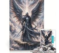 Puzzle de 1000 pièces pour Adultes Guerrier Archange, Jeu éducatif, décompression intellectuelle, pour Les Joueurs 38x26cm