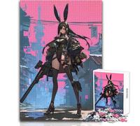 Puzzle de 1000 pièces pour Adultes - Guerrier Cyber Bunny - Un Passe-Temps paisible et satisfaisant - Assemblage Parfait - Découpe de précision - Dimensions:38x26cm