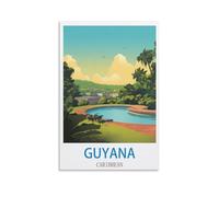 Puzzle de 1000 pièces pour Adultes - Guyane, Caraïbes - Puzzle en Papier recyclé - 1000 pièces - Jeu Familial Amusant et Stimulant - Idée 38 x 52 cm