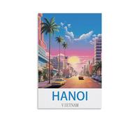 Puzzle de 1000 pièces pour Adultes - Hanoï, Vietnam - Pièces minuscules - Puzzle Stimulant et Difficile pour Noël ou Un Anniversaire - Jeu - 70 x 50 cm