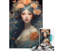 Puzzle de 1000 pièces pour Adultes Harmonie dans la Nature Japonaise Activités Amusantes à la Maison Défi Difficile Jouet de décoration pour la Maison à partir de 14 Ans (38x52cm)