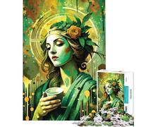 Puzzle de 1000 pièces pour Adultes Harmonie du café Jeu de réflexion Stimulant pour améliorer la mémoire et favoriser Les échanges Parents-Enfants (38x26cm)