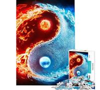 Puzzle de 1000 pièces pour Adultes Harmonie élémentaire Jeu de Puzzle Familial Amusant et Stimulant Cadeau (Dimensions 38x52cm)
