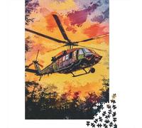 Puzzle De 1000 Pièces pour Adultes Helicopter Adventure in The Sky Puzzle, Jouet, Décoration Murale, Difficile Et Stimulant 38x26cm/1000pcs